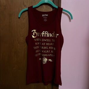 Warner Bros. Gryffindor Burgundy Tank Top
